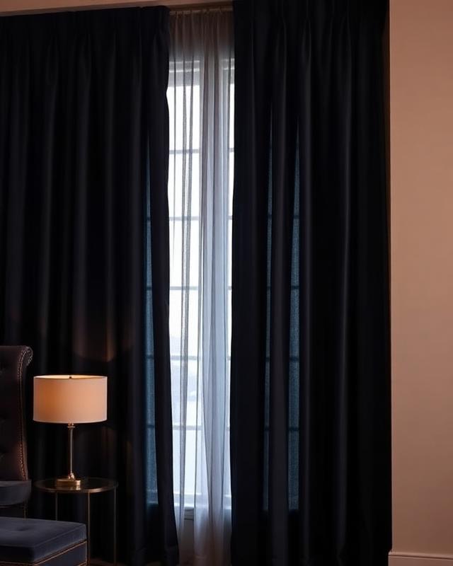 Midnight Drape Panel