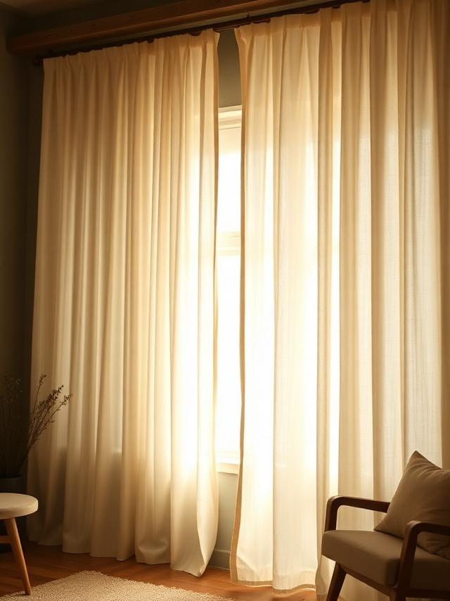 Sheer Linen Curtains