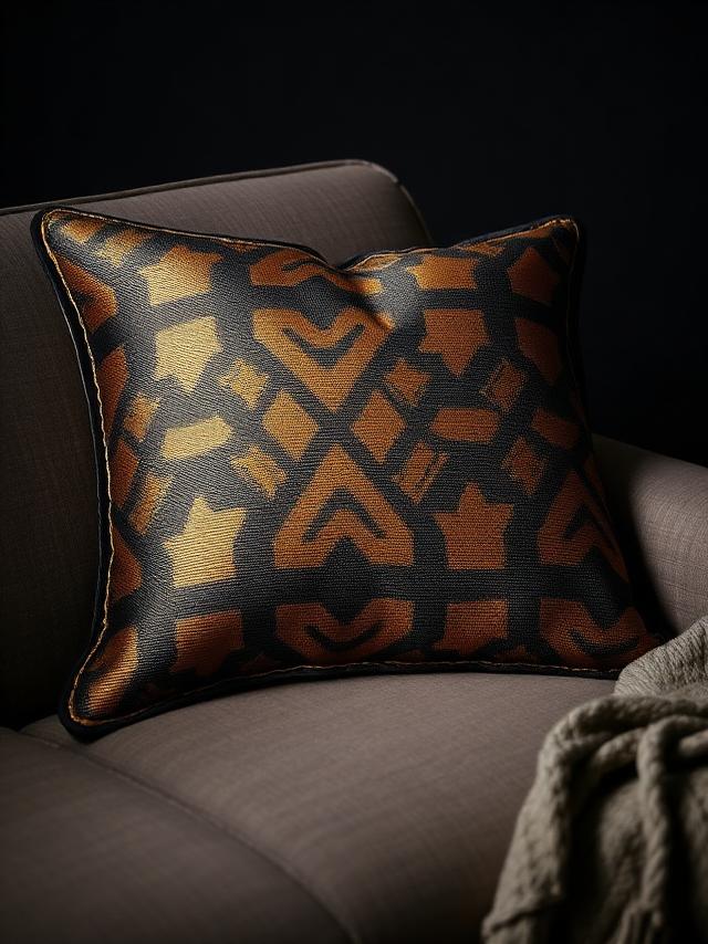 Woven Geometric Cushion